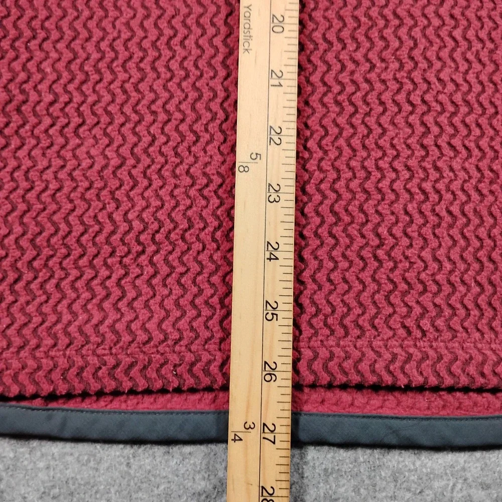 Patagonia Men's R1 Air Crew Neck Fleece Pullover Sweater Size L Burgundy Red